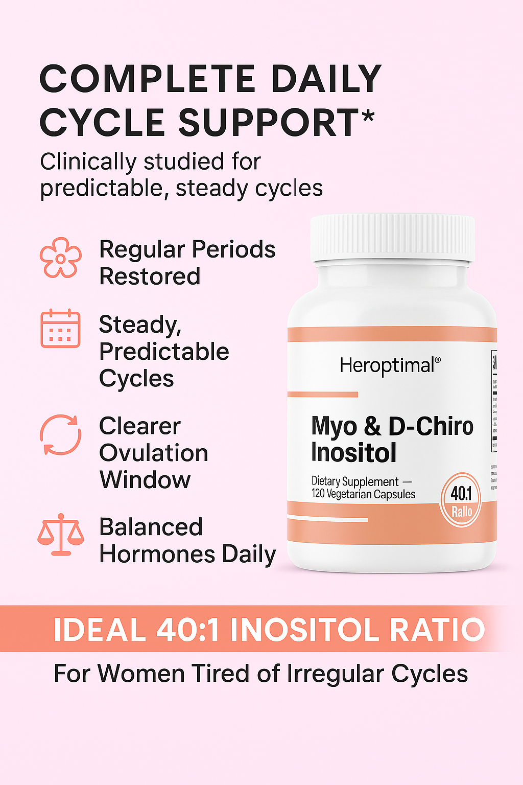 Myo-Inositol & D-Chiro Inositol (40:1)
