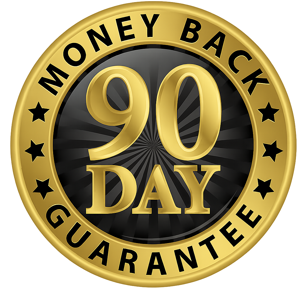 90 Day Money Back Guarantee