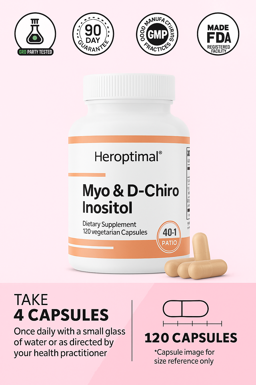 Myo-Inositol & D-Chiro Inositol (40:1)